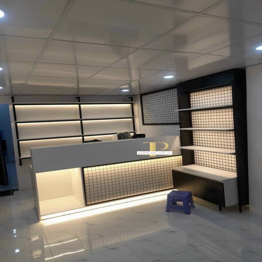 Quầy Led Lưới Ong Địa