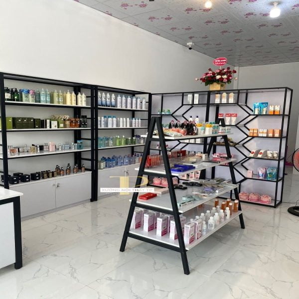 Kệ Chữ A Trưng Bày Mỹ Phẩm