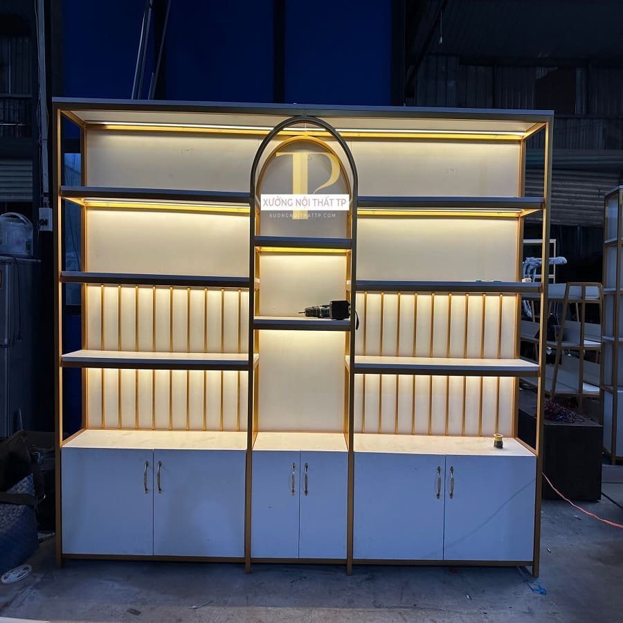 Tủ Sắt Uống Vòm Led